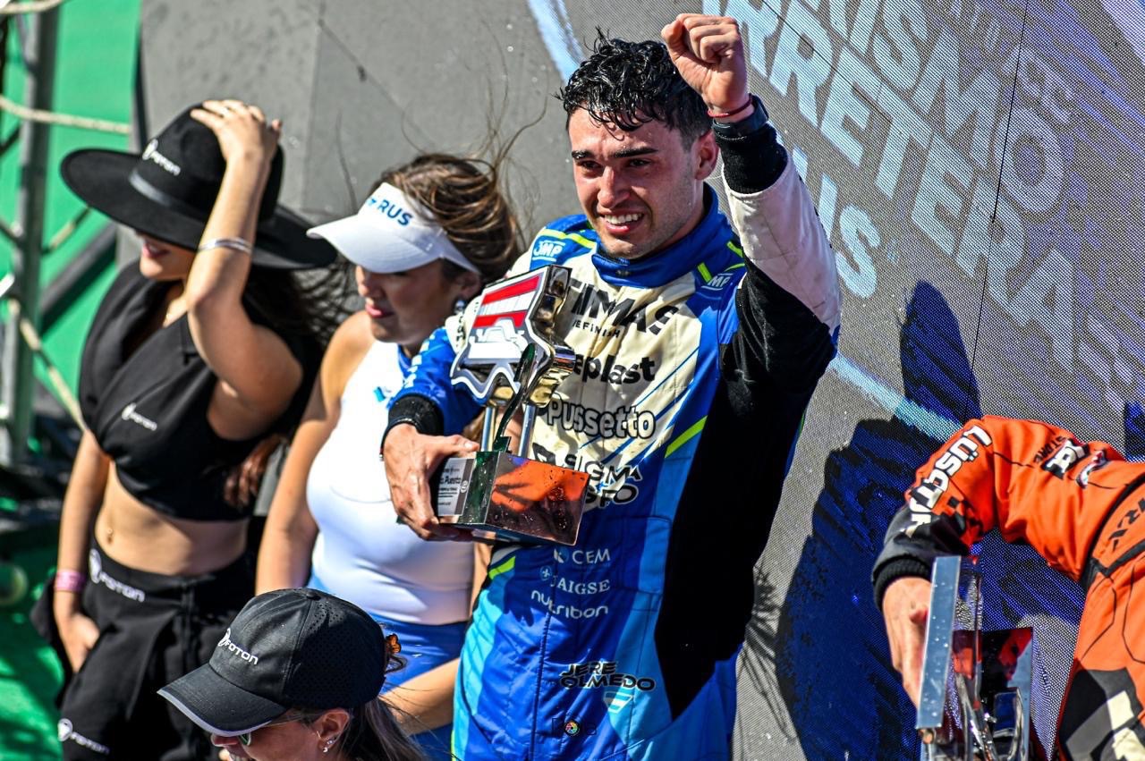 JEREMÍAS OLMEDO HIZO HISTORIA EN TERMAS: OBTUVO SU PRIMER PODIO EN EL TC Y SE METE EN EL TOP 12 DEL CAMPEONATO