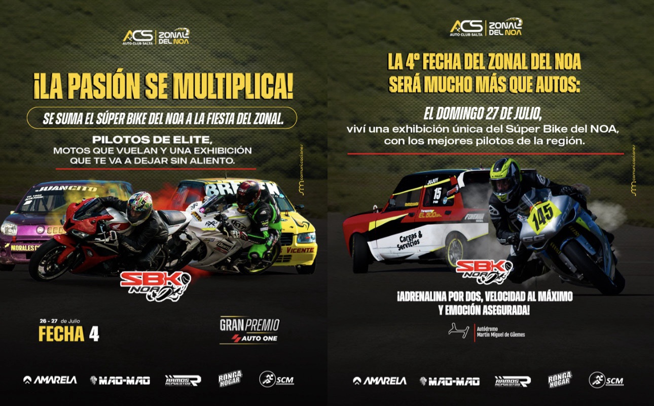 Viví una exhibición única del Súper Bike del NOA en la Fecha 4 del Zonal del NOA