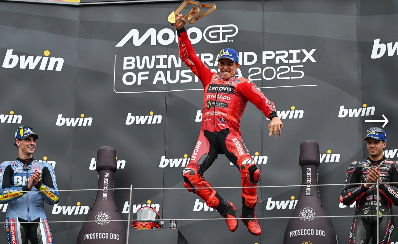 Marc Márquez se consagra con su primera victoria en el Red Bull Ring