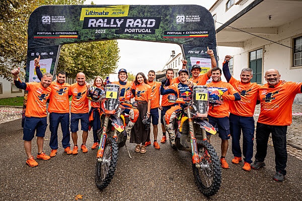 DANIEL SANDERS, CAMPEÓN DEL MUNDO DE RALLY-RAID 2025 CON VICTORIA EN PORTUGAL